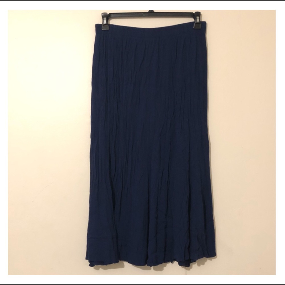 Blue Maxi Skirt